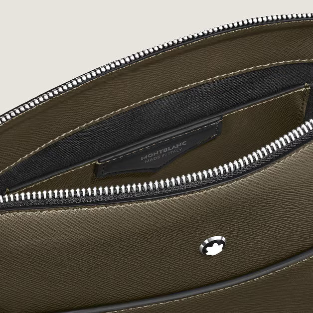 Sac Messenger Vertical en Cuir Sartorial