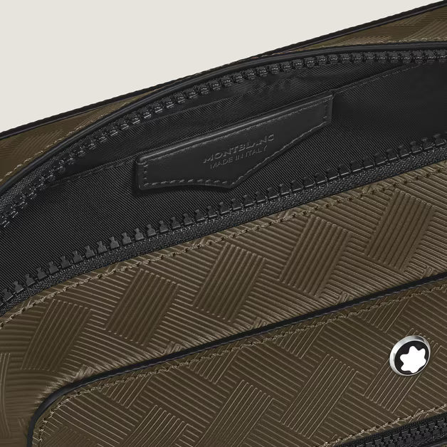 Trousse de Toilette en Cuir Extreme Kaki