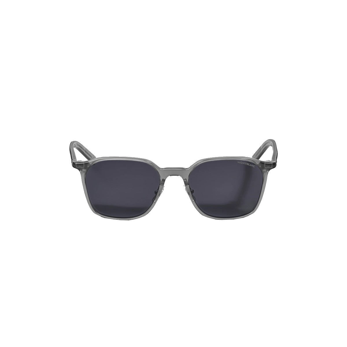 Lunettes de soleilMontblancLunettes de soleil ovales à monture en acétate gris