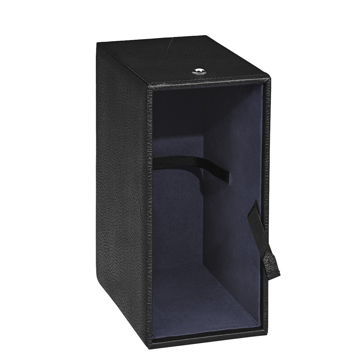 Porte-lettresMontblancCadre profond pour 5 Cahiers Moyen Format en Cuir Grainé Noir