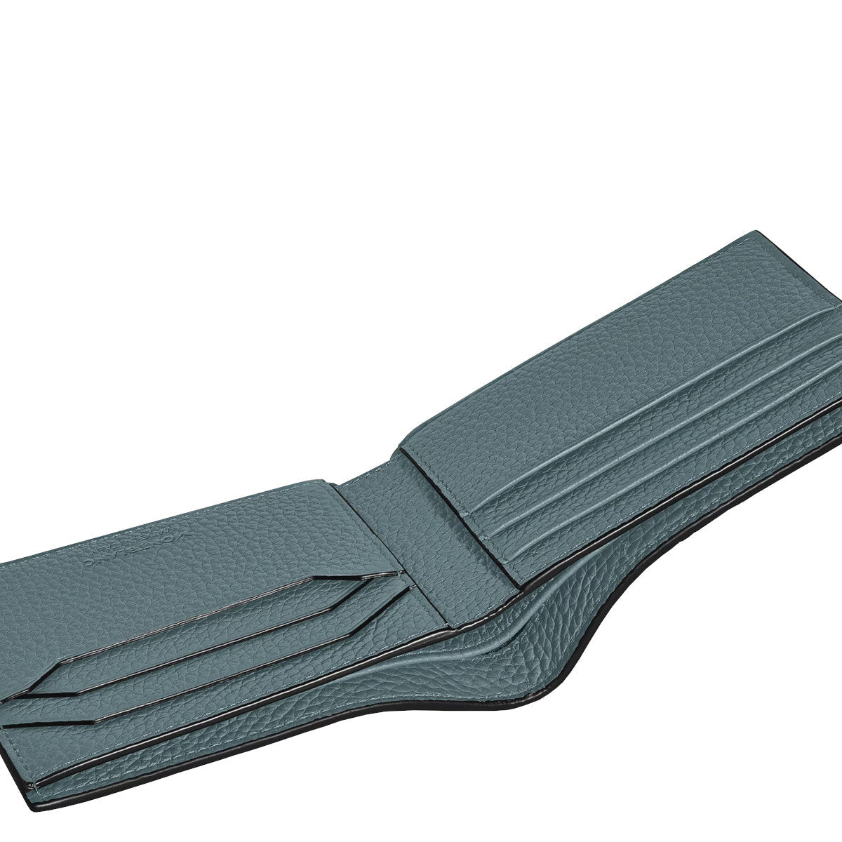 PortefeuilleMontblancPortefeuille 6cc Montblanc Grainé Bleu