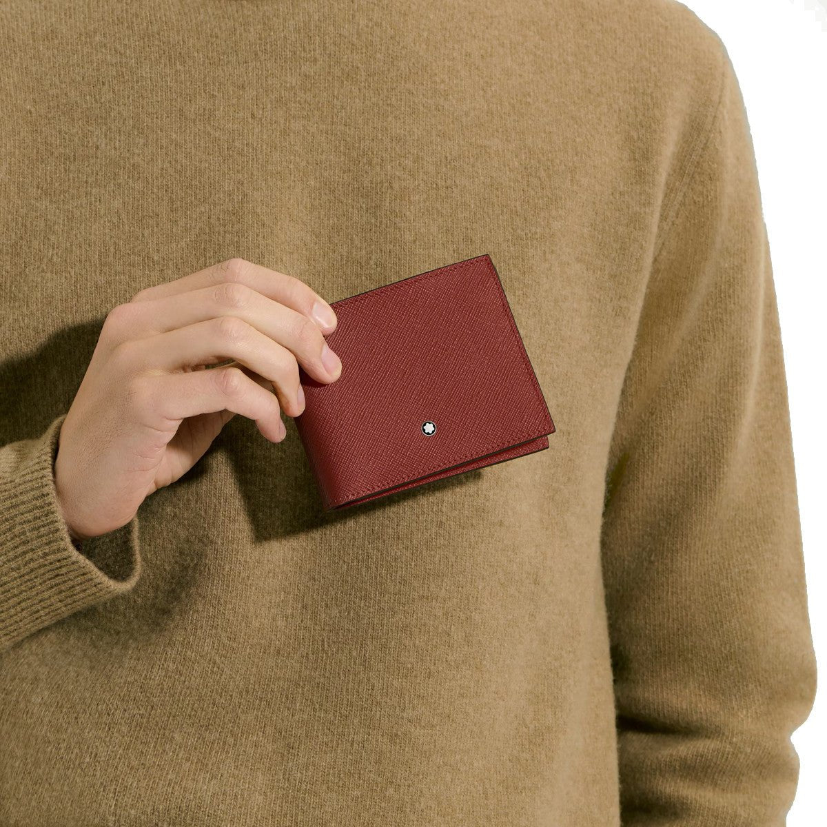 PortefeuilleMontblancPortefeuille 6cc Montblanc Sartorial Rouge