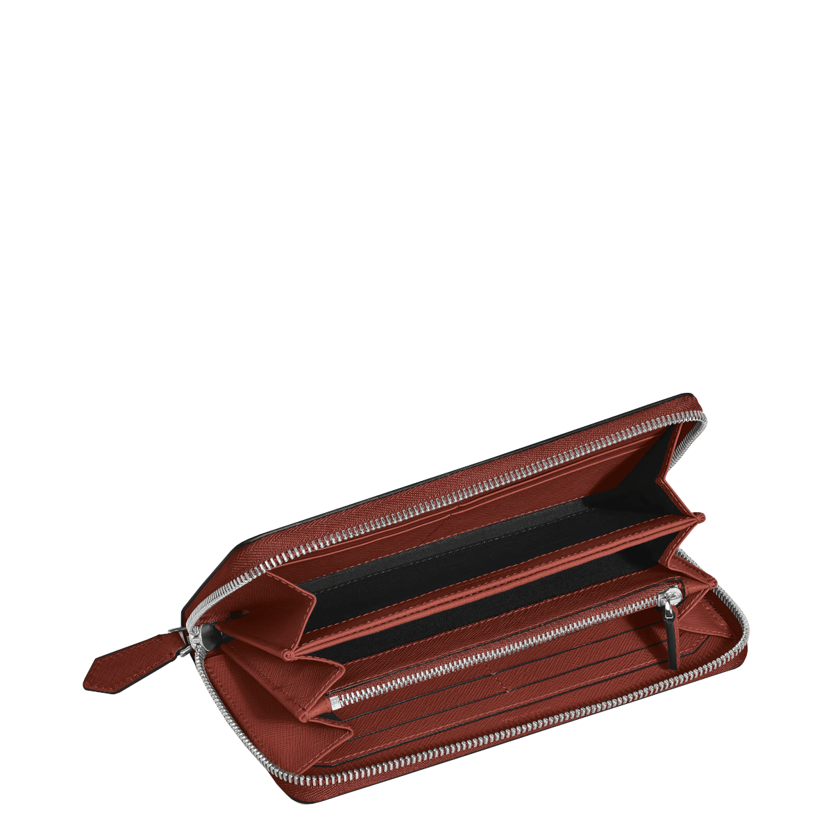 PortefeuilleMontblancPortefeuille zippé 12cc Montblanc Sartorial rouge
