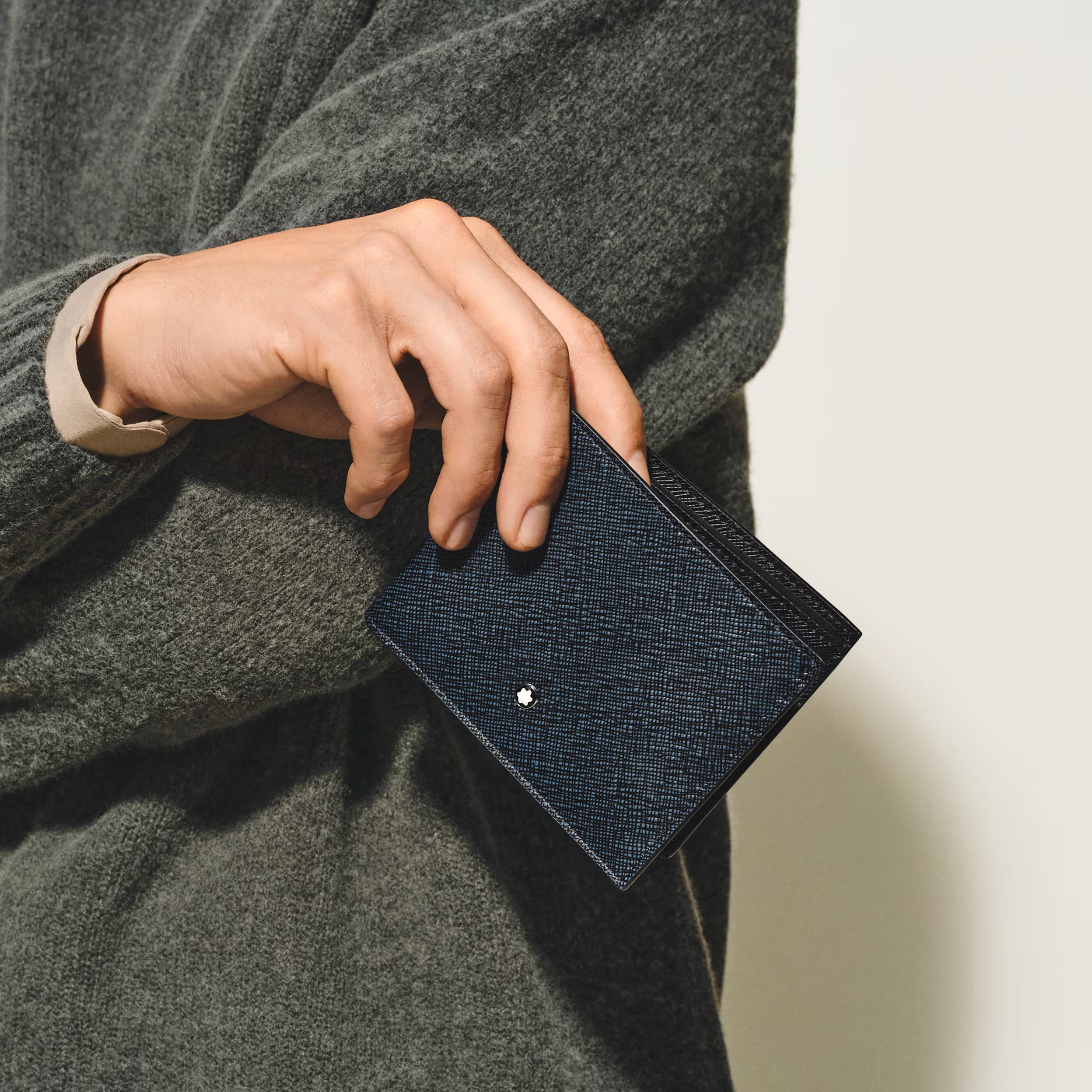 Portefeuille 6cc en Cuir Sartorial