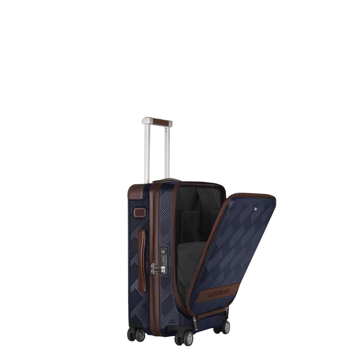 Valise trolleyMontblancValise Cabine Montblanc MY4810 avec Poche Avant, Bleu marine