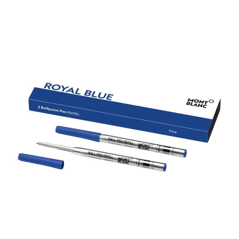 2 recharges pour stylo bille (F) Royal Blue