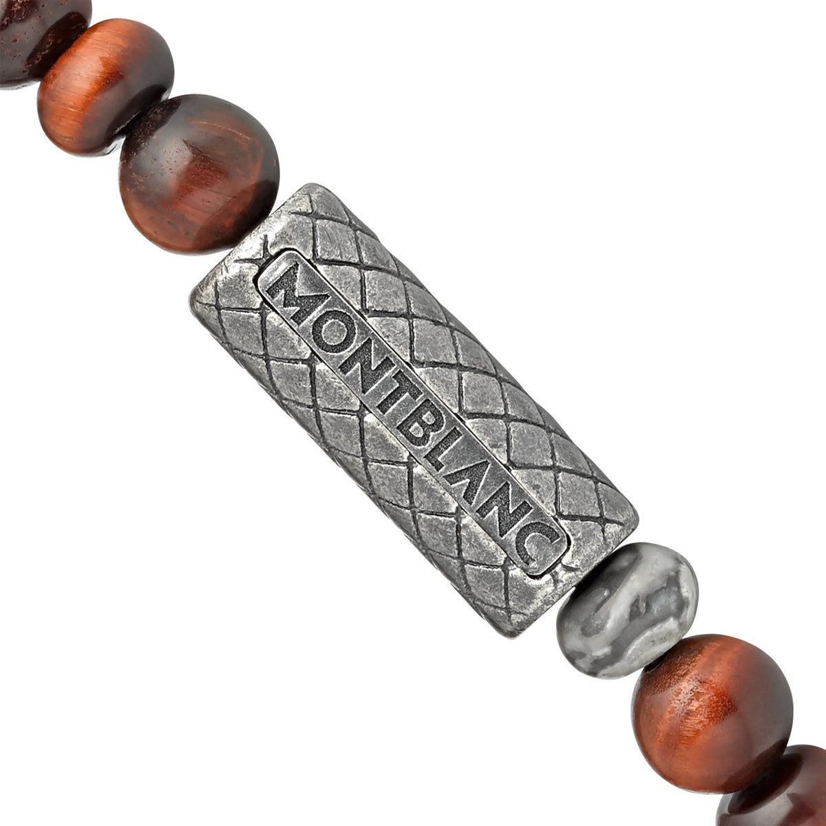 Bracelet double en argent et perles