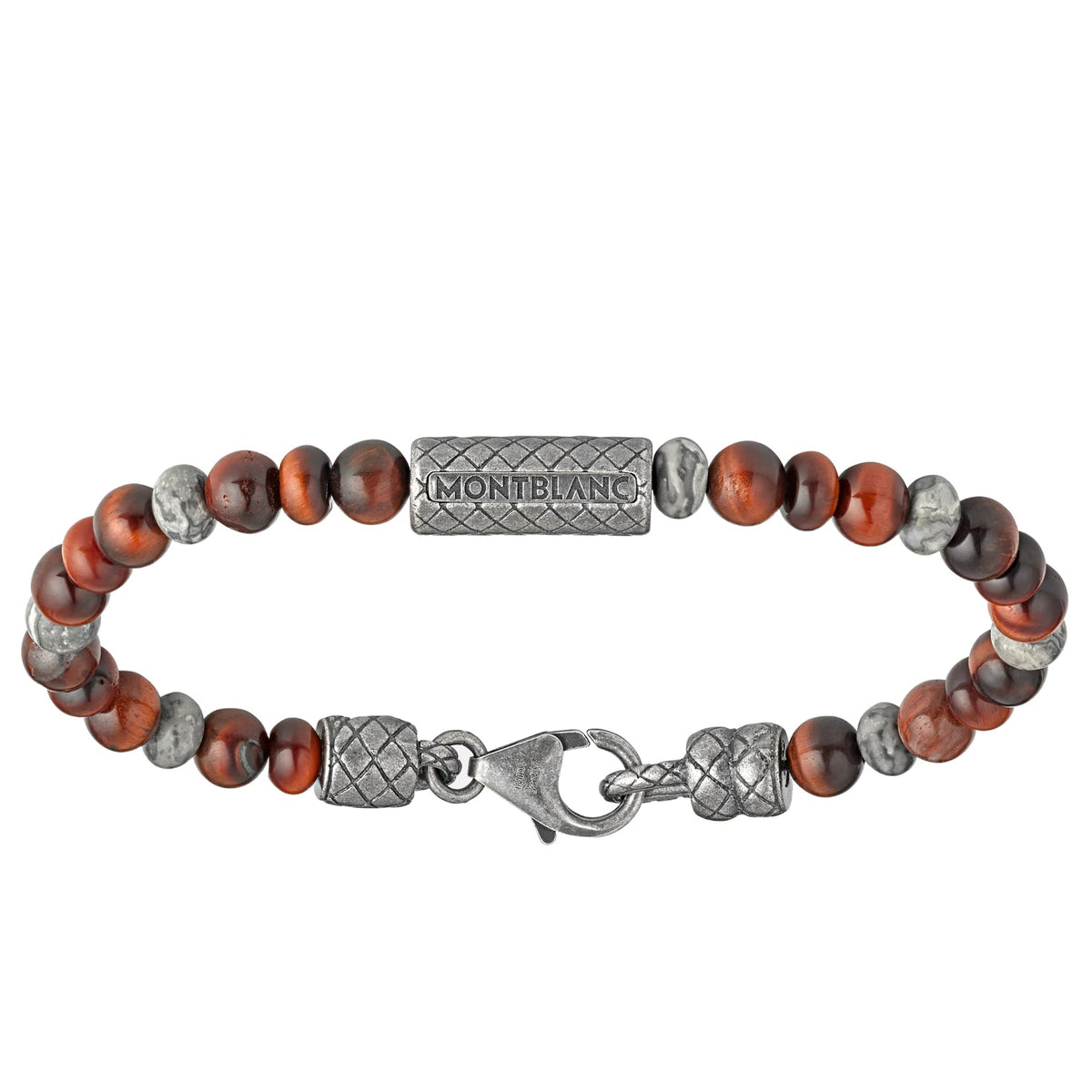 Bracelet double en argent et perles