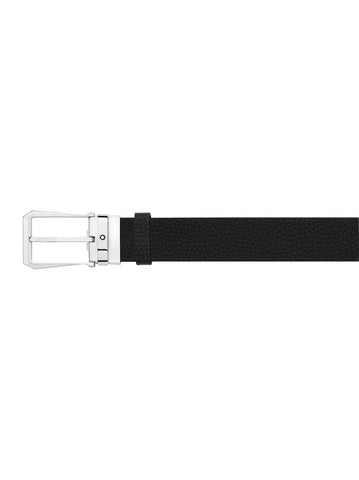 Ceinture Montblanc décontractée réversible noire/bleue à couper selon la taille