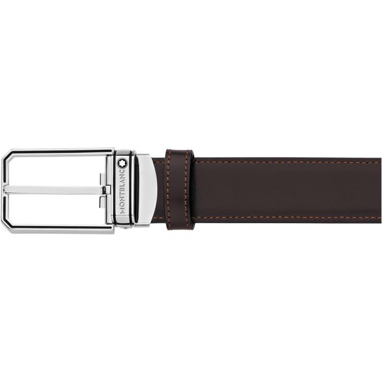 Ceinture affaires réversible noire-marron - Boutique-Officielle-Montblanc-Cannes