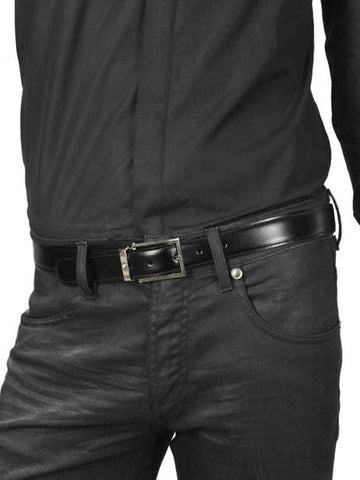 Ceinture affaires réversible noire/marron à couper selon la taille - Boutique-Officielle-Montblanc-Cannes