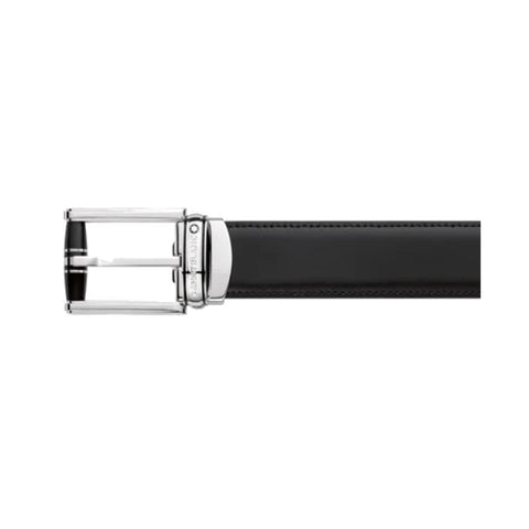 Ceinture affaires réversible noire/marron à couper selon la taille