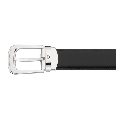 Ceinture décontractée Montblanc réversible coupée à la taille