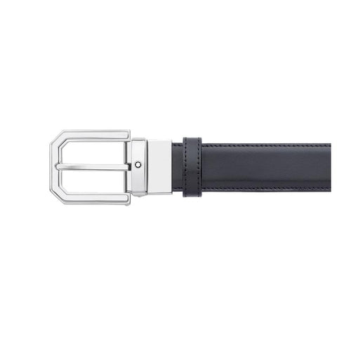 Ceinture réversible de 30 mm en cuir noir/marron