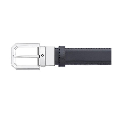 Ceinture réversible de 30 mm en cuir noir/marron