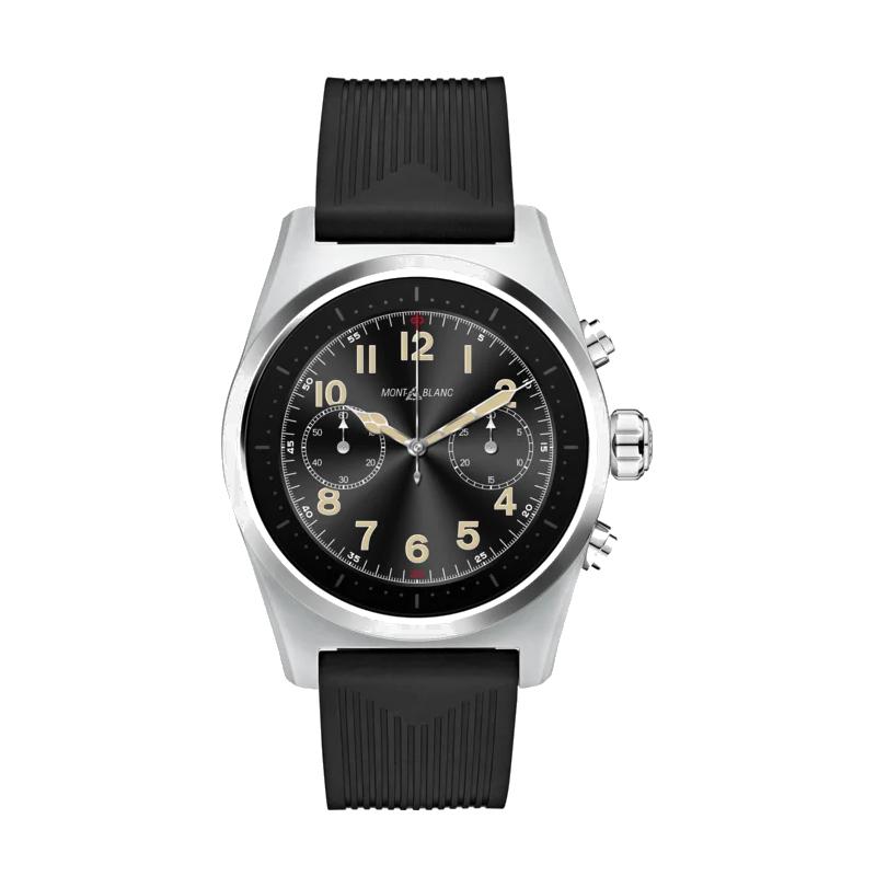 Montre Montblanc Summit Lite aluminium gris et caoutchouc