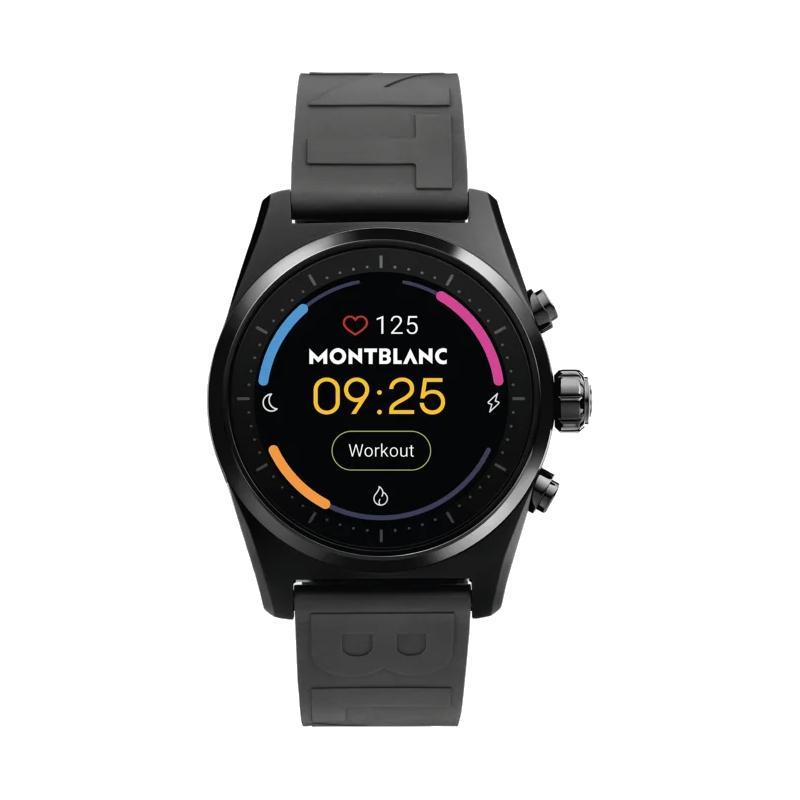 Montre Montblanc Summit Lite aluminium noir et caoutchouc