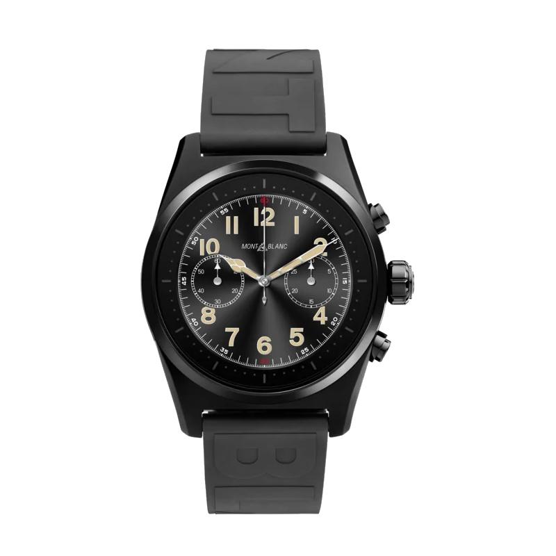 Montre Montblanc Summit Lite aluminium noir et caoutchouc
