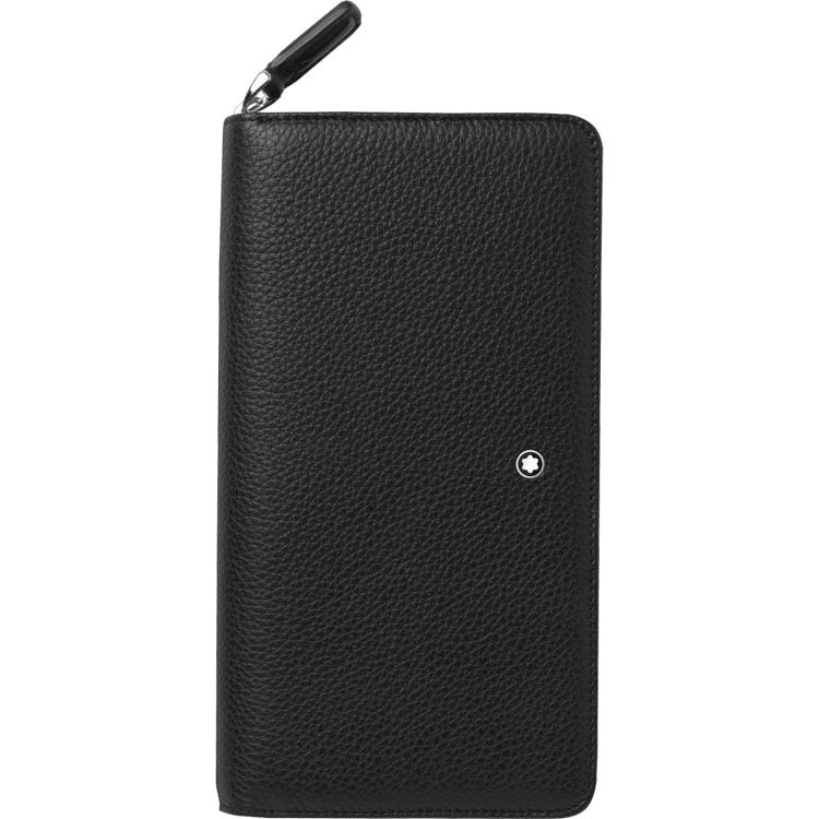 Portefeuille 12cc avec zip intégral Montblanc Meisterstück Soft Grain