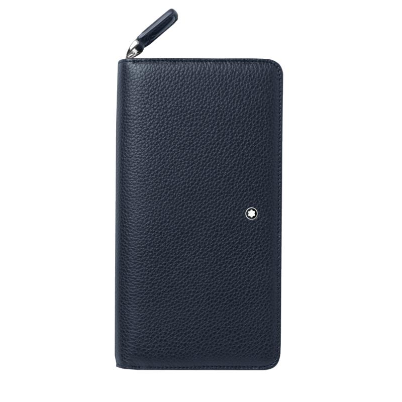 Portefeuille 12cc avec zip intégral Meisterstück Soft Grain