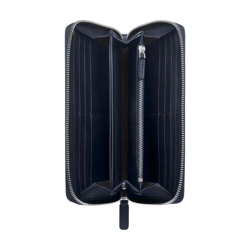 Portefeuille 12cc avec zip intégral Meisterstück Soft Grain
