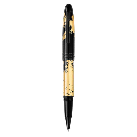 Rollerball Montblanc Meisterstück Solitaire Calligraphy Gold Leaf