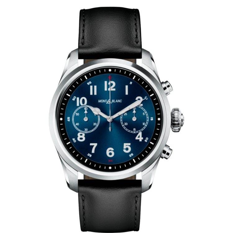 Summit 2 acier inoxydable et cuir - Boutique-Officielle-Montblanc-Cannes