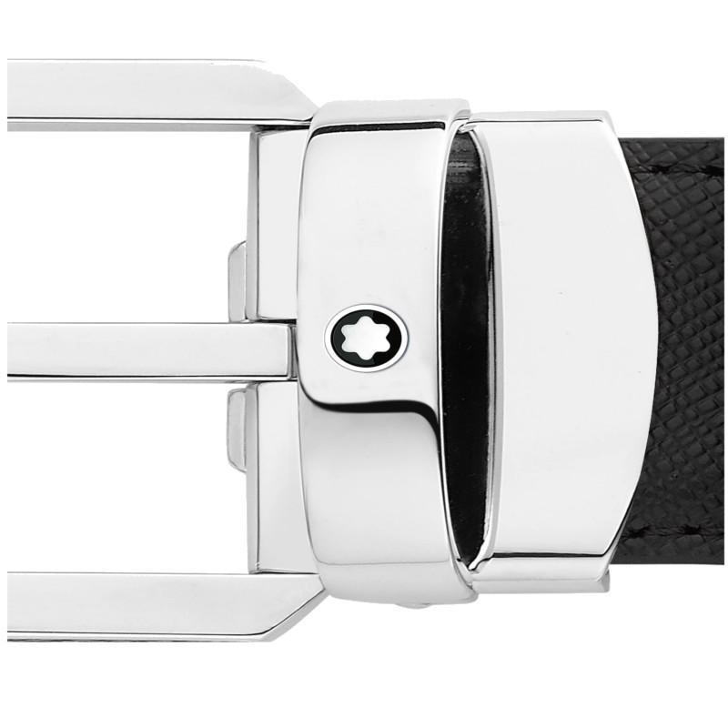 CeintureMontblancCeinture réversible de 30 mm Montblanc en cuir noir/marron