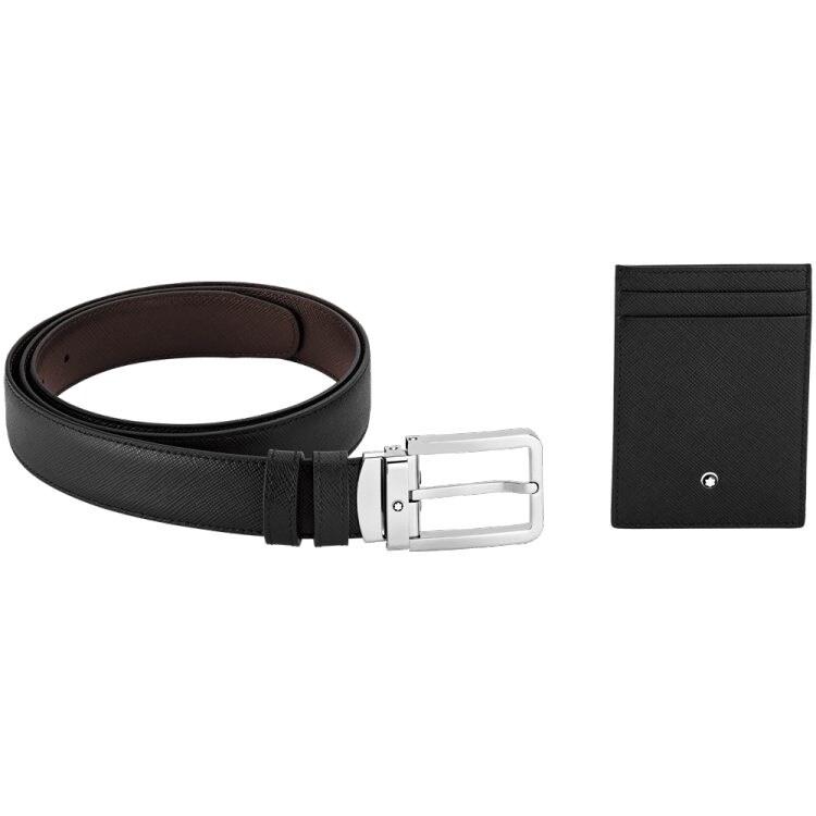 CeintureMontblancCoffret Cadeau Montblanc petite maroquinerie et ceinture