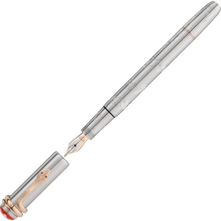 Stylo plumeMontblancStylo plume Heritage rouge et noir Solitaire Serpent Limited Edition 1906