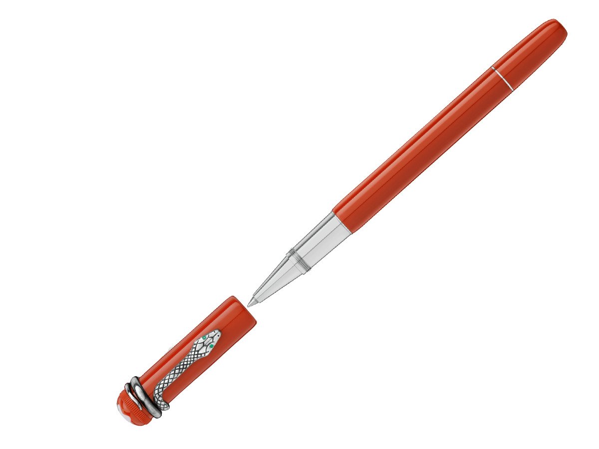 Rollerball Montblanc Heritage Collection Rouge et Noir Special Edition Corail - Boutique-Officielle-Montblanc-Cannes